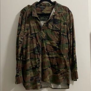 Boyfriend style button down